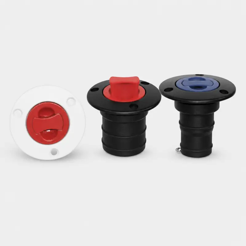 Passe-coque diesel, droit, plastique & bouchon en plastique, pour tuyau Ø35 – 38 mm, blanc Retour Gratuit