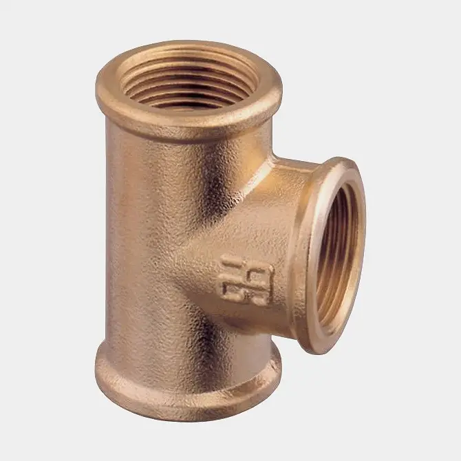 Affaire À Saisir Raccord en T pour tuyaux Guidi Equal T Female/Female/Female, bronze, 1 1/2″ G (BSP) (intérieur)