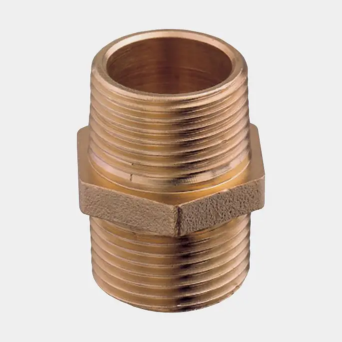 Achat Immédiat Mamelon de transition Guidi Nipple Male/Male, bronze, 2 1/2″ G (BSP)