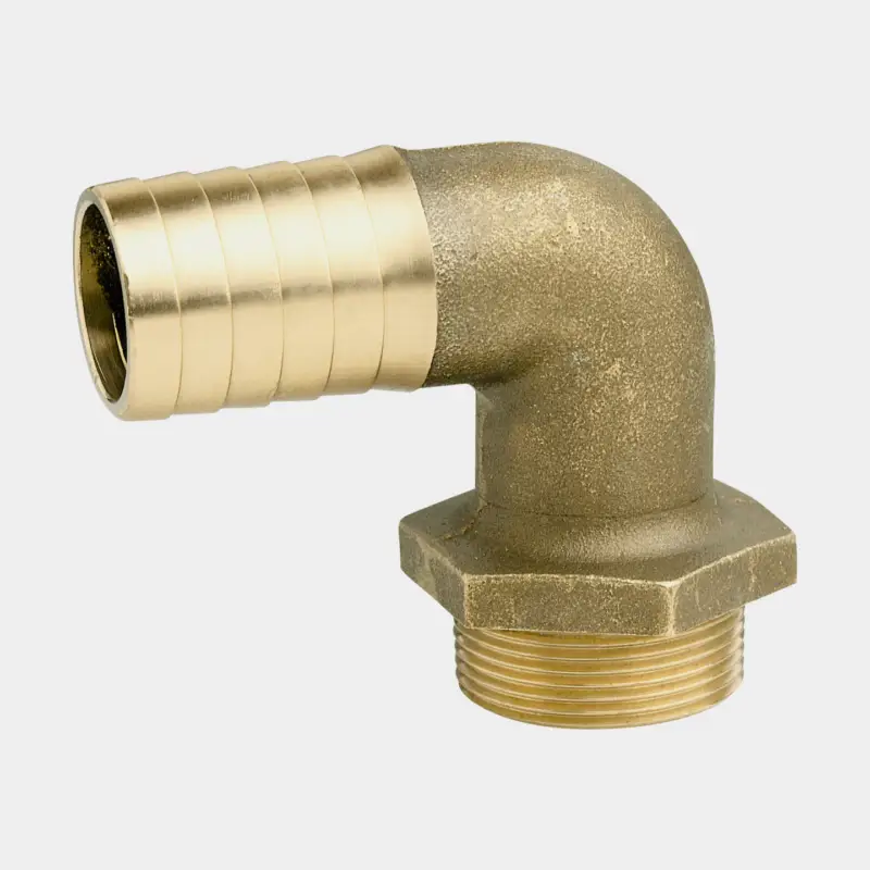 Embout de tuyau Maestrini Male Hose Tail Elbow Heavy Type, laiton, 1 1/2″ G (BSP) (externe) à 38 mm (1 1/2″) tuyau Produit De Marque