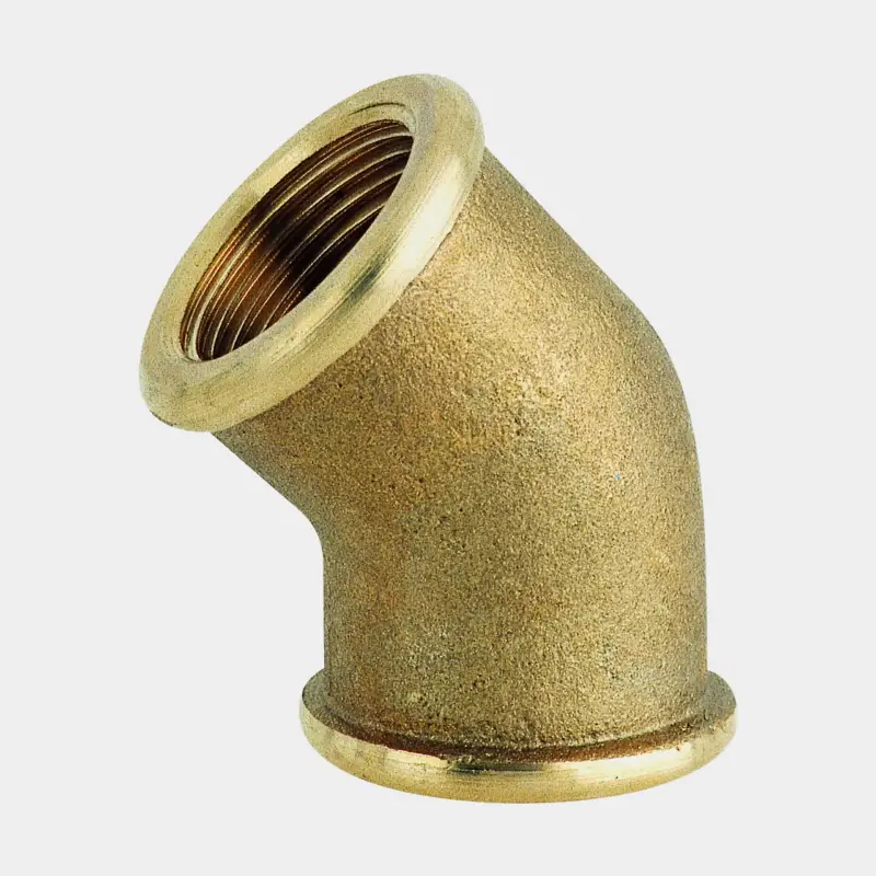 Affaire À Saisir Coude Maestrini 45° Elbow Female/Female, laiton, incliné 45°, 2″ G (BSP) (intérieur) à 2″ G (BSP) (intérieur)