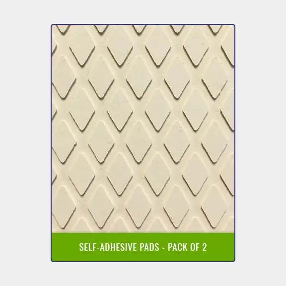 Commande En Gros Tapis antidérapant / antidérapant bateau Treadmaster Anti-Slip Diamond Pattern (PSA) White Sand, 412 x 203 x 3 mm, 2-pack
