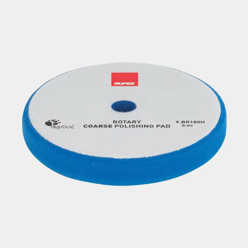 Tampon de polissage RUPES BigFoot Rotary Coarse Polishing Pad, Ø200 mm, dur, convient au plateau de support Ø165 mm Quantité Limitée