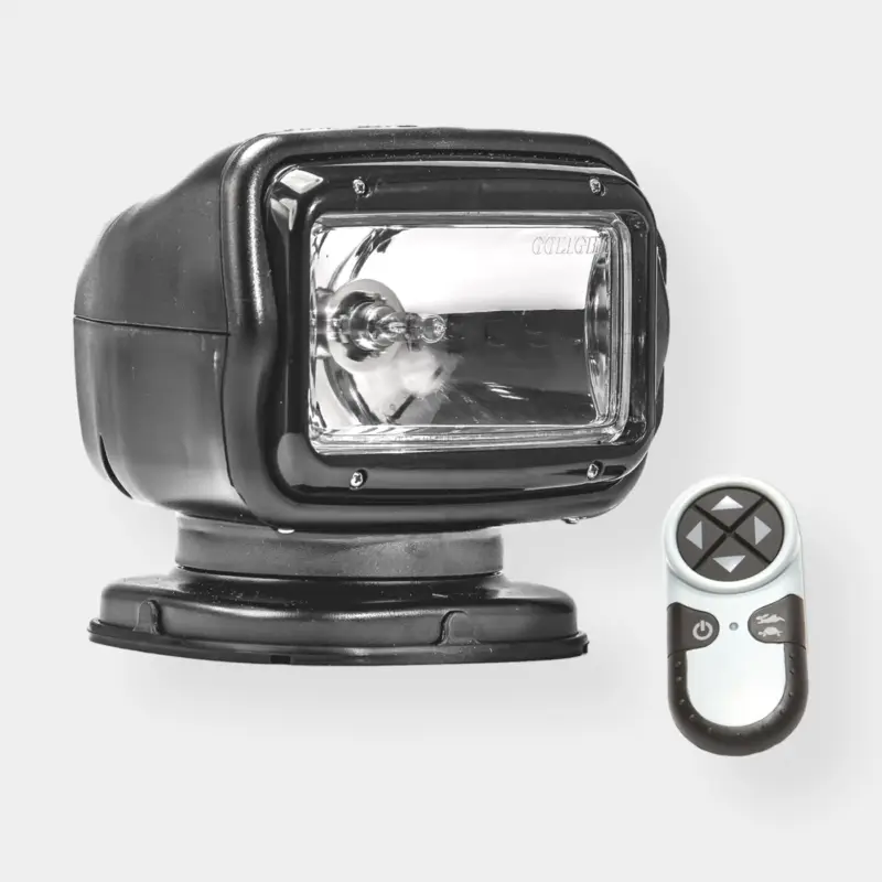 Pas Cher Projecteur à main / phare de recherche Golight GT 2051, halogène, 12V, noir, inclinable et rotatif, avec télécommande sans fil