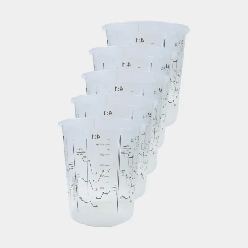 Gobelets de mélange réutilisables Heavy Duty, 650 ml, 5-pack Vente Flash