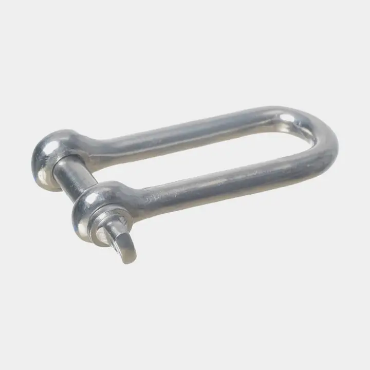 Livraison Express Manille droite longue 1852-Marine, Ø10 mm, 80 mm, en acier inoxydable, avec vis papillon filetée