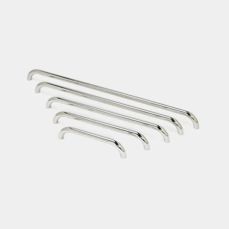 Poignée de maintien bateau / main courante Roca, profil rond avec extrémité perpendiculaire, pour vis, acier inoxydable résistant aux acides, 300 x Ø25 mm Prix Bas