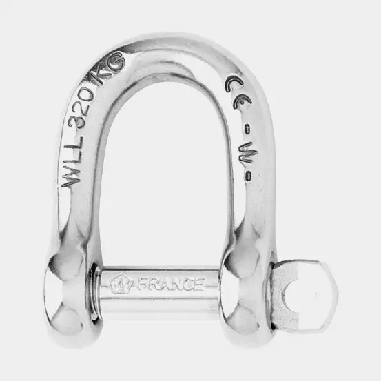 Bon Marché Manille droite Wichard, Ø4 mm, 13 mm, acier inoxydable, avec vis papillon filetée, autobloquante