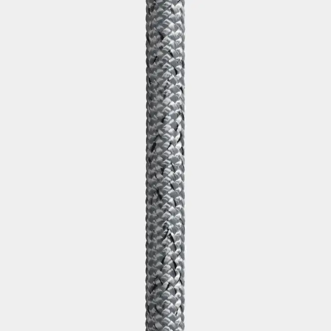BOUT DE CORDAGE | Regatta Ropes Lyon, âme Haytex HT, gaine polyester 32 fuseaux, gris/blanc/noir, Ø8 mm x 27 mètres Top Vente