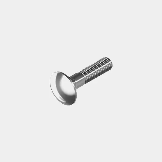 Boulons de carrosserie, acier inoxydable résistant aux acides (A4 / AISI 316, qualité marine), M12 x 100 mm, pack de 50 Meilleur Choix
