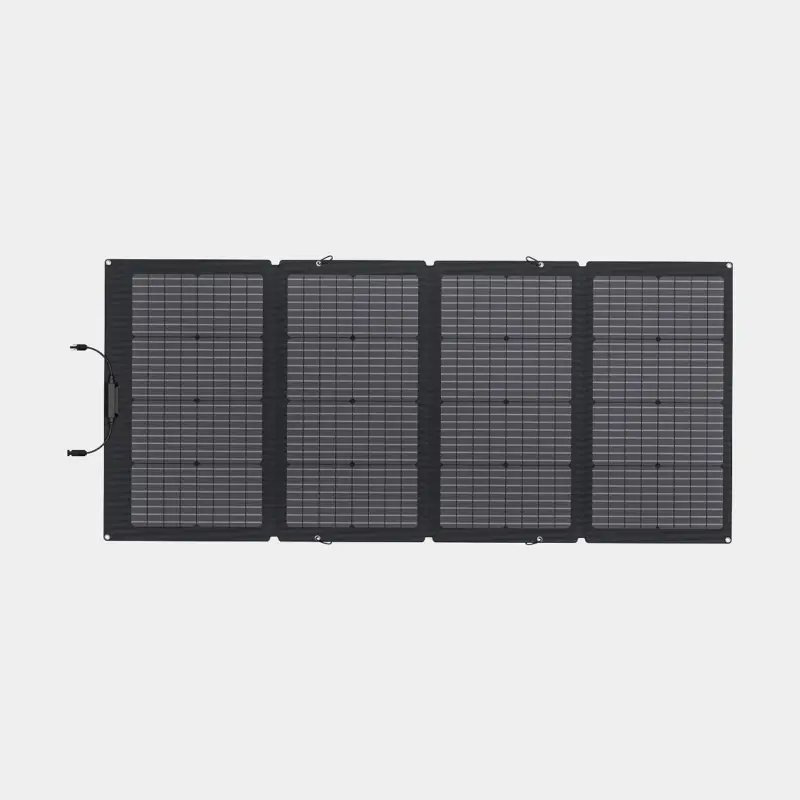 Panneau solaire pliable EcoFlow Solar Panel, 220 W, monocristallin, 12 V, 1830 x 820 mm Nouvel Arrivage
