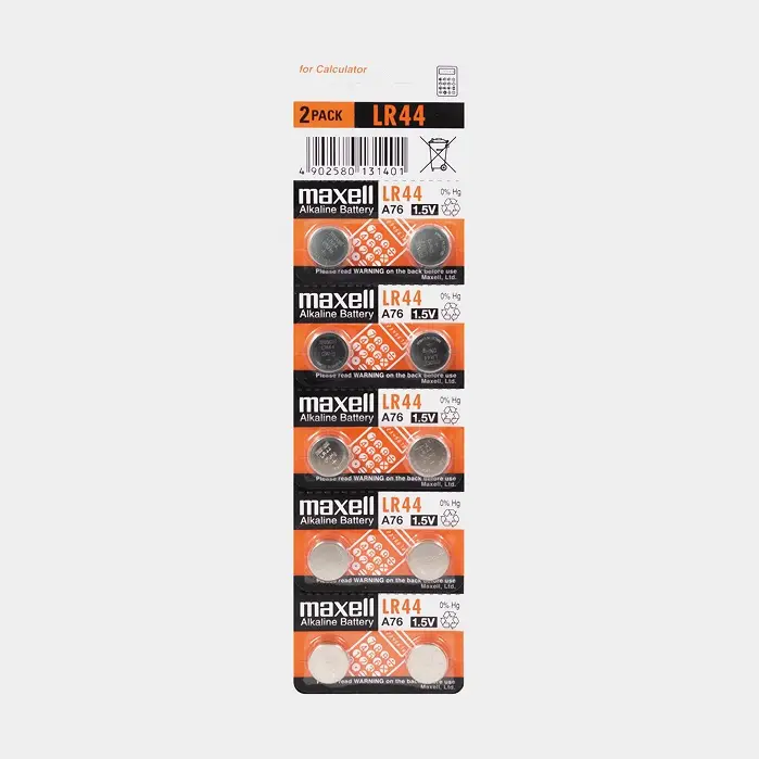 Usine Directe Piles LR44 / piles bouton Maxell Alkaline, 1.5 V, alcaline (LR), paquet de 10