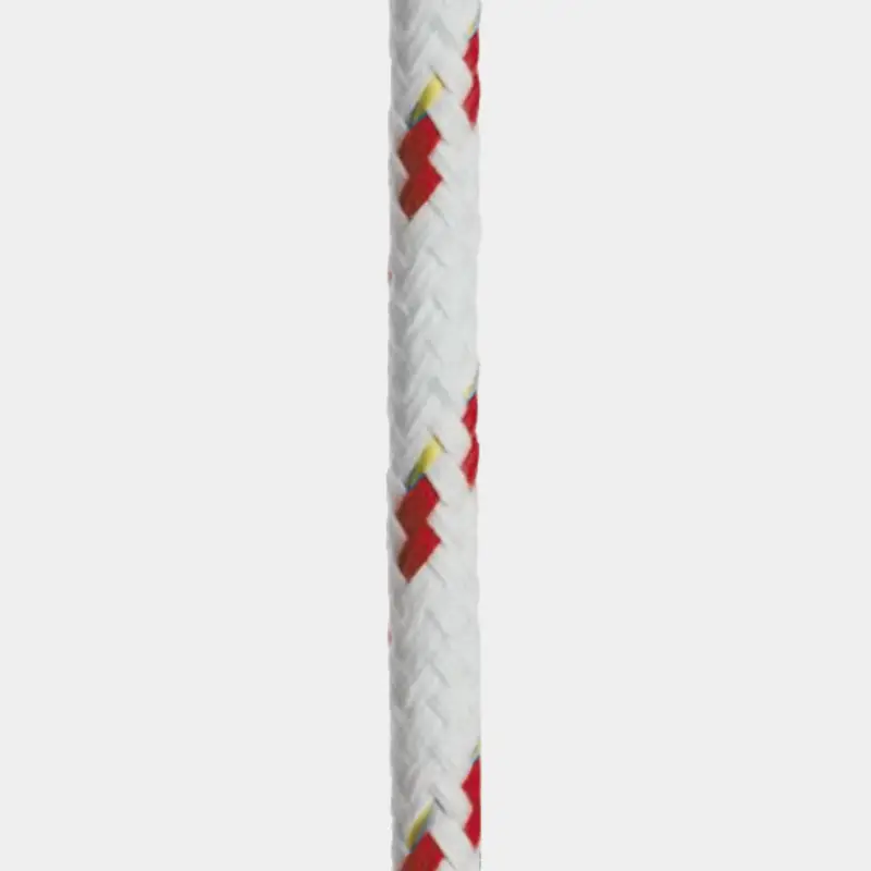 Cordage au mètre Regatta Ropes Top Sea, âme Haytex HT, gaine polyester tressée 16 brins, blanc/rouge Bon Plan