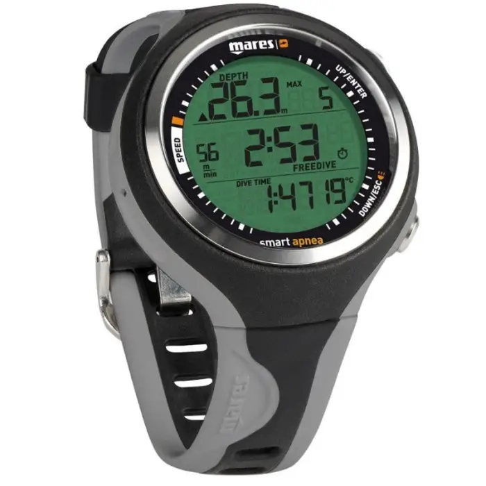 Acheter En Ligne Ordinateur montre d'apnée Mares Smart Apnea Noir/Gris