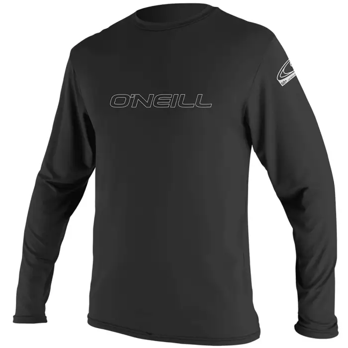 Bon Marché Lycra rashguard homme O'Neill manches longues Basic Skins Noir