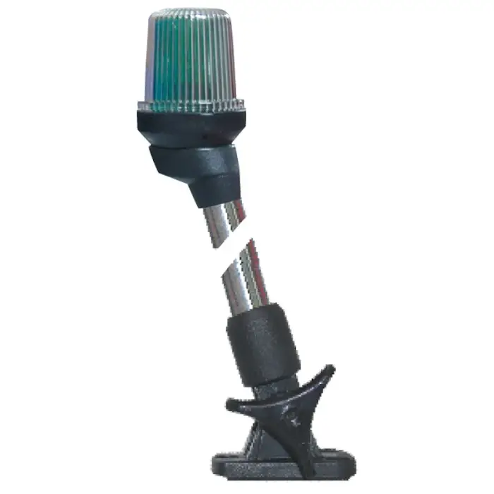 Petit Prix Feux de navigation tricolore sur hampe Lalizas support noir rabattable
