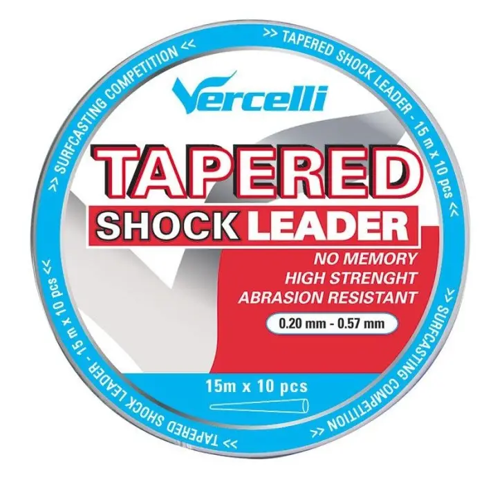 Arraché conique Vercelli Tapered shock leader Transparent Commander Vite