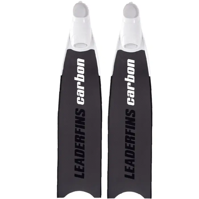 Palmes Leaderfins 100% Carbone Black & White Must-Have