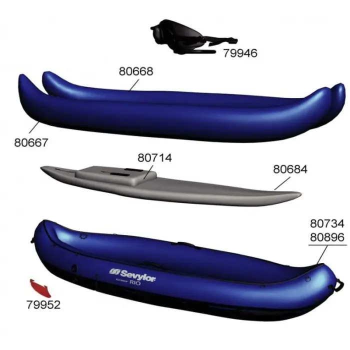 Pièces détachées Sevylor Rio KCC 305 Dernier Modèle