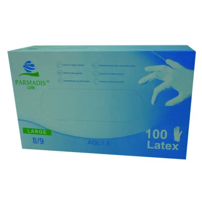 Paiement Sécurisé Boite gants latex 100 pièces - Taille L