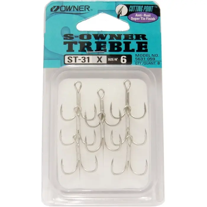 Hameçons Triples Owner ST 31 Nickelés Must-Have