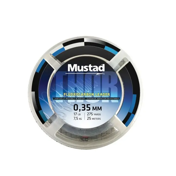 Bas de Ligne Mustad Thor Fluoro Carbon Leader Paiement Sécurisé