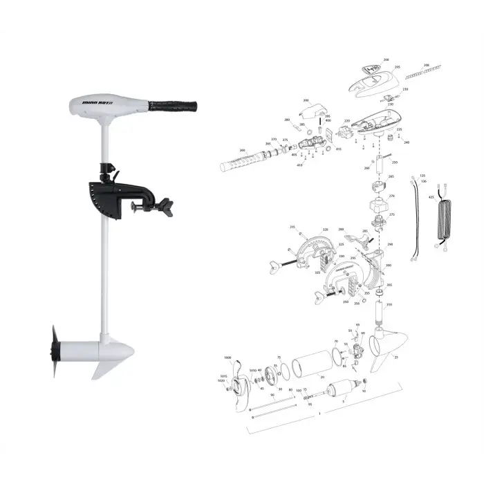 Pièces détachées pour moteur Minnkota Riptide 40 Acheter En Ligne