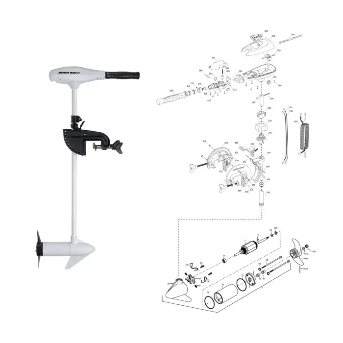Livraison Express Pièces détachées pour moteur Minnkota Riptide 45