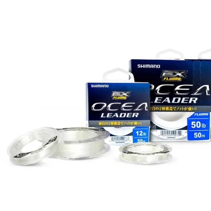 Nylon Shock Leader Shimano Ocea Leader EX Fluoro 50m Prix Bas