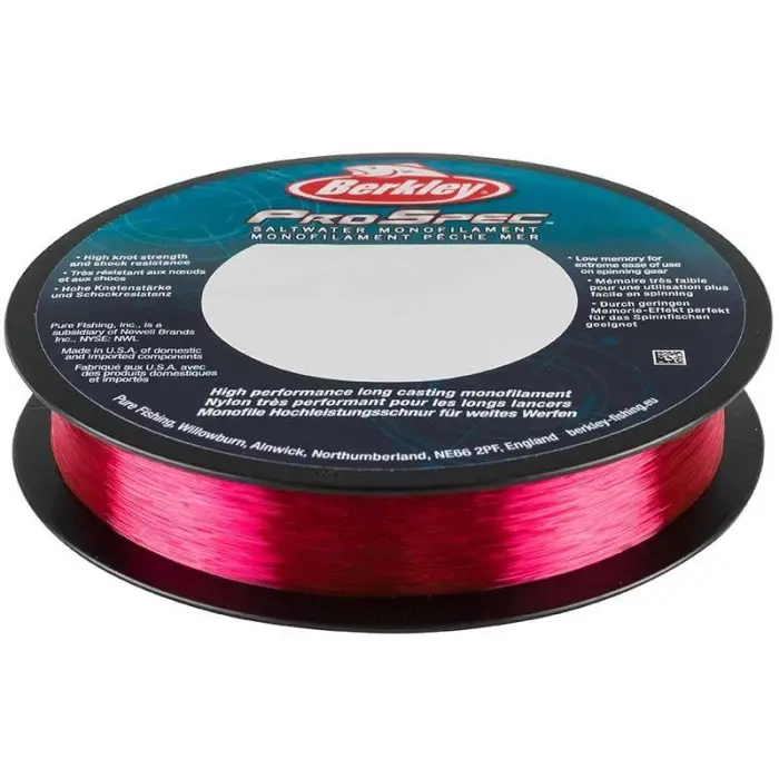 Prix Promo Nylon Berkley Pro Spec Saltwater Red 300 m - 20/100 3,0kg
