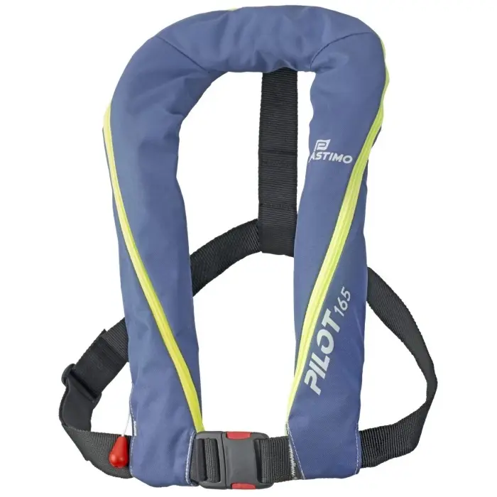 Gilet gonflable Plastimo Pilot 165N Automatique Bleu Meilleur Prix
