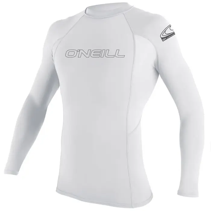 Promotion Lycra homme manches longues O'Neill Basic Skins Blanc