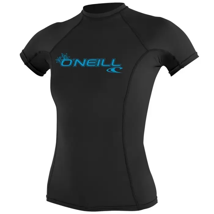 Lycra femme manches courtes O'Neill Basic Skins | Noir Promotion Saisonnière