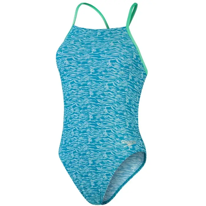 Maillot de bain Allover Lattice-Back Speedo Aquarium Dernier Modèle