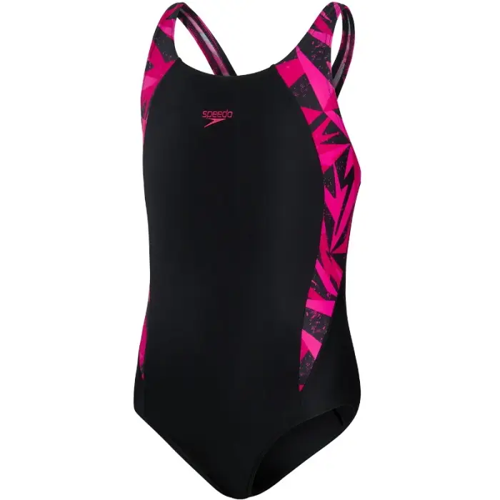 Offre Exclusive Maillot de bain Hyper Boom Splice Muscleback Speedo Black/Electric Pink/Ecstatic