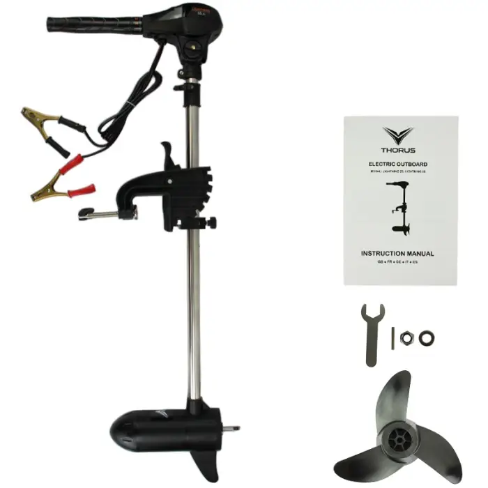 Moteur électrique bateau 12V Thorus Lightning DT 55 LBS Prix Bas