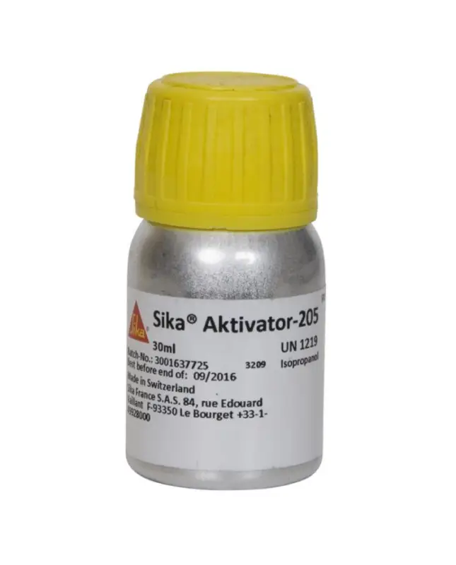 Solde Sika Aktivator 205 - Transparent - flacon de 30 ml