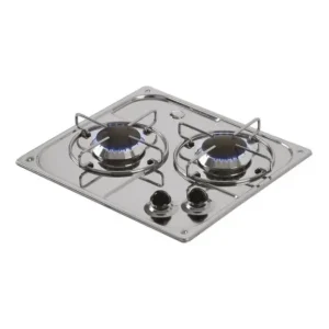 Réchaud à gaz encastrable inox - 2 feux Meilleure Vente