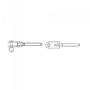 Ridoir à sertir fourche articulée 5/16'' câble 4 mm Nouvel Arrivage